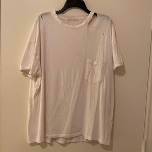 Free People white tshirt Large